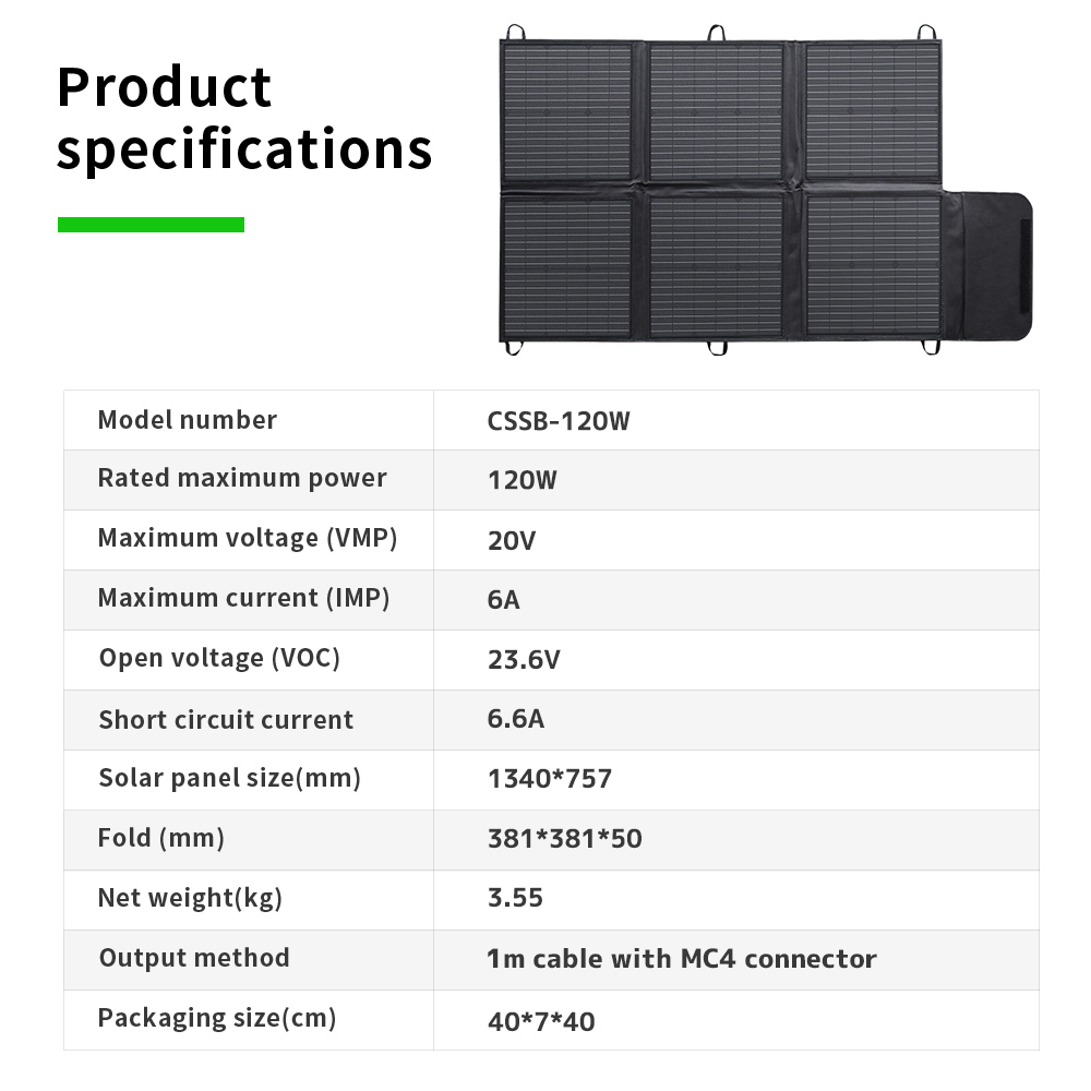 Tragbare 400W 300W 200W 120W F – Solar Panel Bewertung und Preis