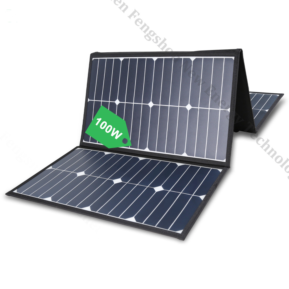 Tragbares 100-Watt-Falt-Solarp – Solar Panel Bewertung und Preis
