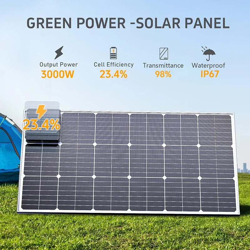 6000W/3000W Hochleistungs-Sola – Solar Panel 200W Bewertung und Preis